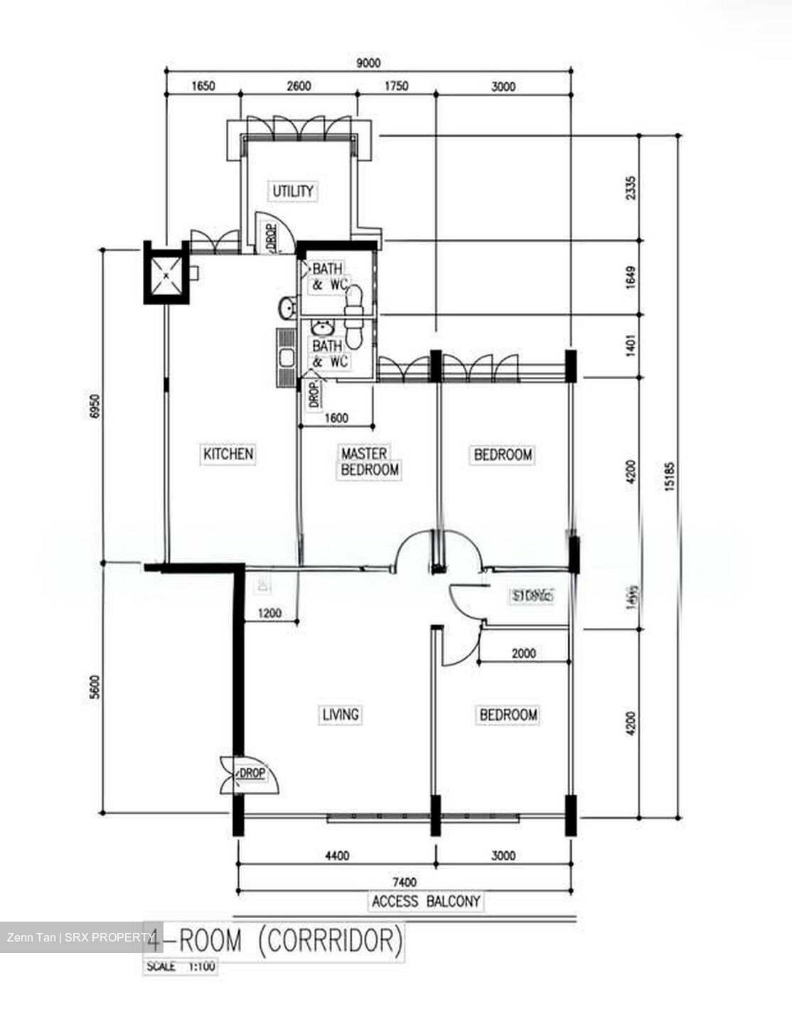 Blk 131 Yio Chu Kang Ville (Ang Mo Kio), HDB 4 Rooms #600386161
